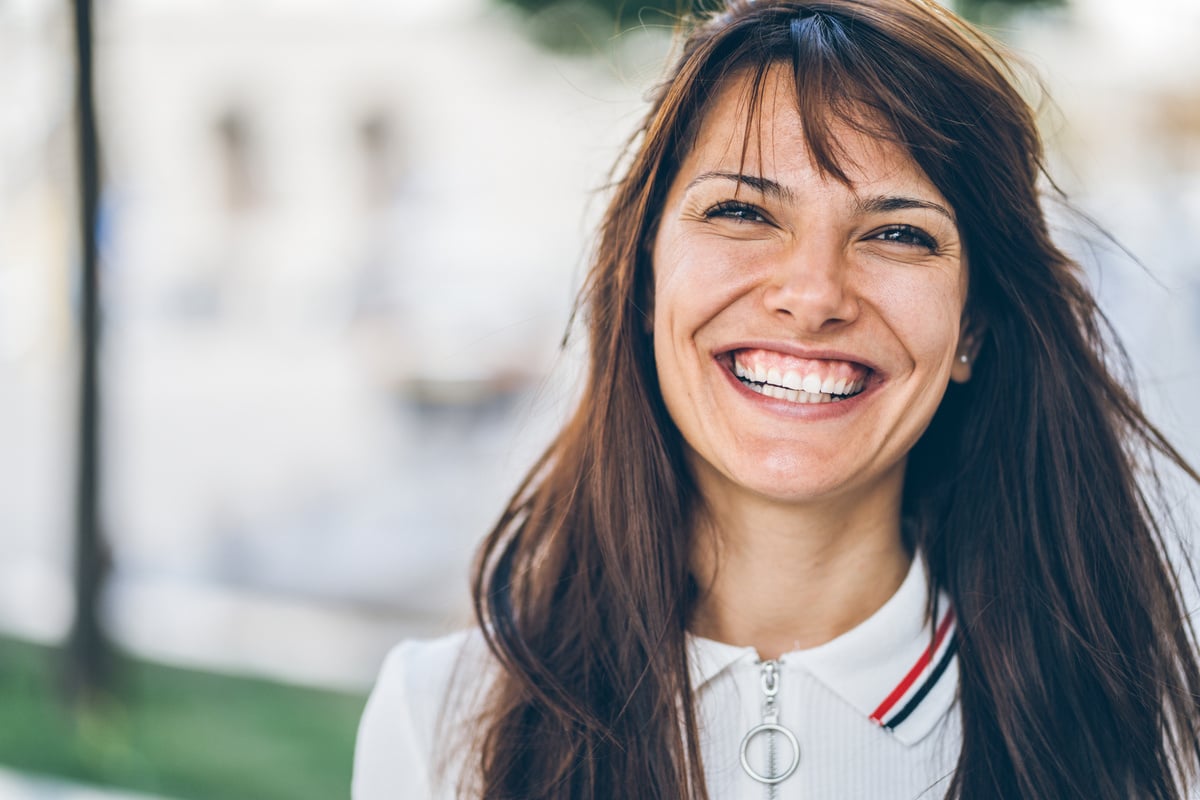 Smiling woman